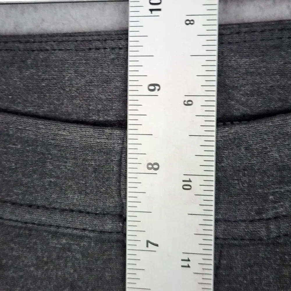 Athleta Cargo Pants Womens 6 Gray Zip Pocket Slim Ankle Stretch Moto Fall 16
